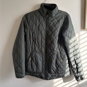 Eddie Bauer Women's Quilted Puffer Jacket - olive green